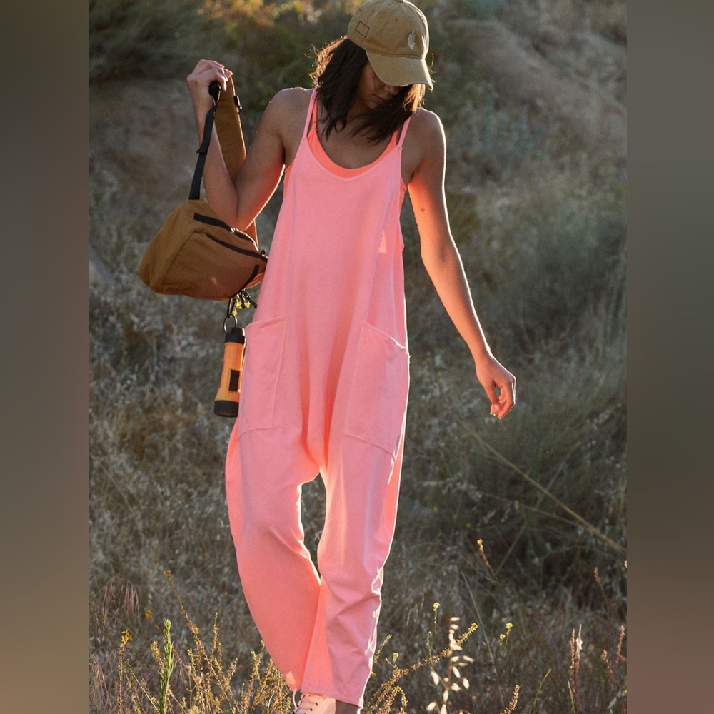 Free people Guava hotshot onsie. Size large.